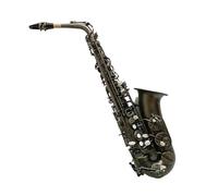 Sassofono Professionale Sassofono Contralto Mib Per Adulti Professionali Nero Opaco Nichelato Superficie Intagliata Strumento Piatto Con Custodia(B)