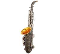 Sassofono Professionale Sassofono Contralto Nero In Lega Di Nichel Argento Contralto Sax Strumento Musicale In Ottone Con Custodia Accessori Per Strumenti(C)