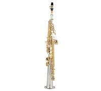 Sassofono Professionale Sassofono Contralto Placcato In Alpacca Sax Si Bemolle Diritto Musicale Con Custodia Rigida(Gold)