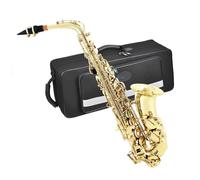 Sassofono Professionale Sassofono Contralto Realizzato In Ottone H68 Gold E Flat Sax Kit Completo Per Studenti Principianti Con Custodia Per Il Trasporto