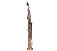 Sassofono Professionale Sassofono Contralto Sib Diritto Ottone Placcato Argento Si Bemolle Sax Strumento A Fiato Con Custodia Ance Guanti Accessori(E)