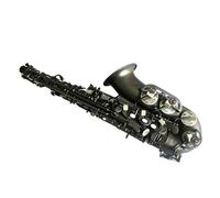 Sassofono Professionale Sassofono Contralto Suzuki Eb Sassofono Nero Opaco Nichelato Con Superficie Intagliata E Piatto Strumento Sax Con Custodia