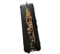 Sassofono Professionale Sassofono Contralto Tubo Diritto Ottone Placcato Argento Si Bemolle Sax Strumento Musicale