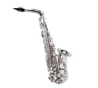 Sassofono Professionale Sassofono Mib Alto Sassofono Argento Per Principianti Adulti Con Accessori Per Guanti Con Cinturino In Tessuto