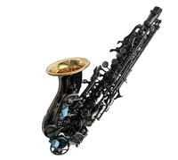 Sassofono Professionale Sassofono Si Bemolle Acuto Piccolo Tubo Curvo Superficie Nichelata Nera Per L'esecuzione E L'esame Di Valutazione