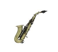 Sassofono Professionale Sassofono Soprano Antico In Si Bemolle Blu Con Piccolo Corpo Curvo In Bronzo E Bottoni In Abalone Intagliati(3/4)