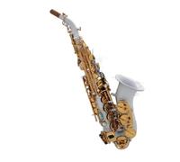 Sassofono professionale Sassofono Soprano Curvo In Sib Con Custodia + 10 Ance