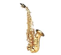 Sassofono Professionale Sassofono Soprano In Sib Lacca Dorata Sax In Ottone Con Custodia Per Strumento Tracolla In Stoffa Spazzola Per Musicisti Inizio