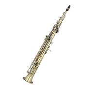 Sassofono Professionale Sassofono Soprano In Sib Set Piatto B In Bronzo Vintage In Rame Con Custodia Strumenti A Fiato Professionali(Bronze)