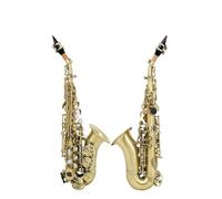 Sassofono Professionale Sassofono Soprano In Sib Set Piatto B Placcato In Nichel Nero Con Custodia Accessori Per Sassofono Strumento A Fiato Professionale(A)