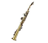 Sassofono Professionale Sassofono Soprano Professionale In Ottone Dritto In Sib Kit Di Ance Per Sax Placcato In Nichel Cinghie Per Guanti Custodia Per Il Trasporto