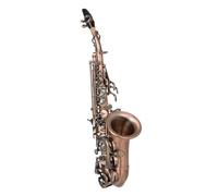 Sassofono Professionale Sassofono Soprano Rosso Antico Tono Bb Strumento A Fiato Professionale B Piatto Con Scatola Di Accessori Per Strumenti Musicali