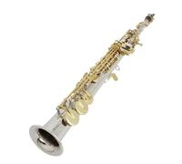 Sassofono Professionale Sassofono Soprano Sib Piatto Ottone Sax Dritto Con Custodia Guanti In Stoffa Accessori Strumento A Fiato