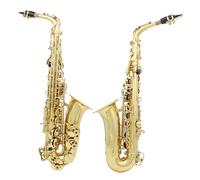 Sassofono Professionale Set Per Intaglio Del Corpo In Ottone Per Sassofono Contralto Mib Con Custodia Accessori Per Sassofono Strumenti A Fiato Professionali Sax Bemolle E(Gold)