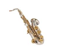 Sassofono Professionale Strumenti Musicali A Fiato Sassofono Tenore Tono Bb Tubo Nichelato Chiave Dorata Sax Con Custodia Accessori Guanti(B)