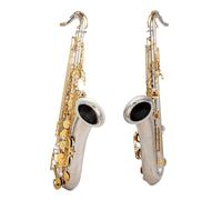 Sassofono Professionale Strumenti Musicali Professionali Sassofono Tenore Tono Sib Tubo Nichelato Chiave Dorata Sax Con Custodia Accessori(B)