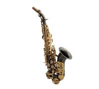 Sassofono Professionale Strumento Per Sassofono B Bemolle Per Principianti Sassofono A Tubo Curvo Piccolo Sassofono In Nichel Lucido Con Tonalità Alta In Nichel Nero