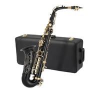 Sassofono Professionale Strumento Professionale Per Sassofono Contralto In Ottone Facile Da Suonare Adatto A Principianti Adulti Con Accessori(Black)