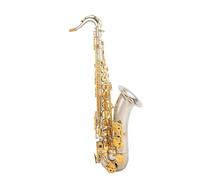 Sassofono Professionale Tipo Di Esecutore Corpo Placcato In Argento Chiave Del Sassofono Tenore In Sib Strumento Musicale Professionale Con Custodia E Accessori(B)