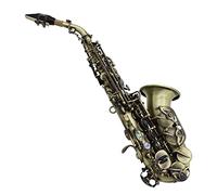 Sassofono Retrò Materiale In Ottone Professionale BB B Sax Piatto Con Accessori Per Strumenti Musicali Kit principianti sax