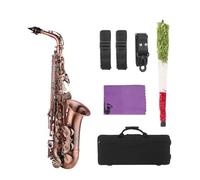 Sassofono Rosso Antico Mi Bemolle Strumenti In Ottone Con Custodia Per Il Trasporto Bocchino Per Sax Di Qualità