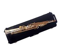 Sassofono Sassofono Acuto In Argento Placcato Oro Laccato Chiave Tubo Dritto Strumento Sax In Ottone Bb Con Custodia