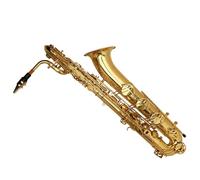 sassofono Sassofono Baritono In Mi Bemolle Che Suona Professionalmente Il Sassofono In Ottone Laccato (Color : Baked gold paint)