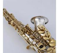 Sassofono Sassofono Contralto Con Struttura Placcata In Argento E Rame Bianco Con Piegatura Del Tasto B Di Qualità Professionale SAX(Bag A)