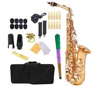 Sassofono Sassofono Contralto In Mib Ottone Laccato Oro Sassofono Contralto In Mi Bemolle Con Custodia E Accessori
