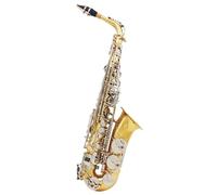 Sassofono Sassofono Contralto Mib Ottone Laccato Oro Mi Bemolle Sax Strumento Musicale A Fiato Con Custodia Accessori(C)