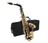 Sassofono Sassofono Contralto Mib Strumento A Fiato Professionale Ottone Placcato Oro Nero Mib Mi Bemolle Sax Contralto