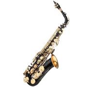 sassofono Sassofono Contralto Mib Vernice In Ottone Sax Mi Bemolle Vernice Nera Lacca Dorata Strumenti Per Sassofono Contralto Con Custodia Accessori Per Sassofono