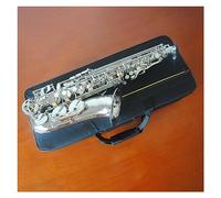 Sassofono Sassofono Contralto Professionale Sax Francese In Ottone Nichelato A 54 Tasti Con Custodia Per Il Trasporto Degli Accessori