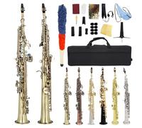 Sassofono Sassofono Soprano Tubo Dritto Chiave In Si Bemolle Strumento A Fiato In Legno(3/4)