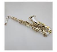 Sassofono Sassofono Tenore Bb Tune Chiavi In ottone Placcato Nastro Musicale A Fiato Con Accessori Per Bocchino