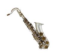 Sassofono Sassofono Tenore Di Alta Qualità Corpo Placcato Argento Chiavi D'oro Strumento Musicale Sax