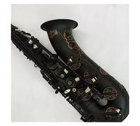 Sassofono Sassofono Tenore In Ottone Accordato Nero Bb Antico Strumento A Fiato In Rame Con Accessori