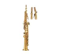 Sassofono Saxophone BB Nichel Nero Oro Argento Placcato Oro Lacca Bianca Rame Strumento Per Sax Saxophone Diviso (Color : Paint gold)