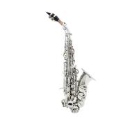 Sassofono Saxophone In Sib Ottone Placcato Argento Strumento A Fiato Professionale B Sax Piatto Con Custodia Accessori Per Strumenti