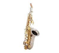 Sassofono Saxophone In Sib Placcato Argento Una Chiave Dorata Ottone Strumento A Fiato Professionale Sax Bemolle B