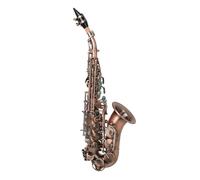 Sassofono Saxophone Ottone Dorato Intagliato Modello Sax Bottoni Bianchi Bocchino Accessori Per Strumenti A Fiato (Color : Crimson Antique)