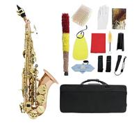 Sassofono Saxophone Sib Corpo In Ottone, Tasti Intagliati, Tasti Bianchi, Sassofono Con Accessori (Color : Phosphor Bronze)