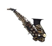 Sassofono Saxophone Squisito Fiore Intagliato Nichel Nero Superficie Dorata Strumento In Ottone Per Sax Tono B Con Custodia