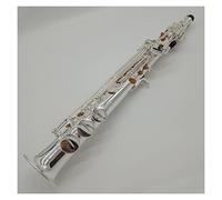 Sassofono Silvering B-flat Sax Con Cassa Cassa In Bocca Cankes Neck Kit principianti sax (Color : Silvering)