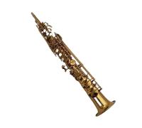 Sassofono Soprano In Sib Strumento A Fiato Professionale Placcato In Rame Con Custodia Accessori Per Strumenti Musicali Kit Sassofono