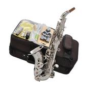 Sassofono Soprano Professionale Silver Bend In Fa Con Pad Kit Sassofono