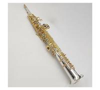 Sassofono Strumenti Musicali A Fiato Per Sassofono Acuto Bemolle B Professionale Sax In Ottone Placcato Argento Con Custodia