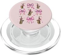 Sassofono Strumento Sassofonista Saxist Sax Girl Coquette PopSockets PopGrip per MagSafe