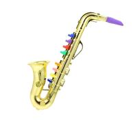 Sassofono Strumento Tromba Rumore Musicale Corno Del Vento Favore Modello Creatore Clarinetto Musicale mini modello musicali (Color : Gold)