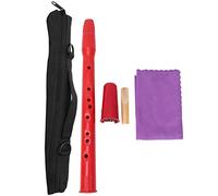 Sassofono tascabile Mini compatto portatile Bocchino per contralto in ABS rosso di alta qualità Strumento a fiato con tono puro ed eccellente sensazione al tatto, include e